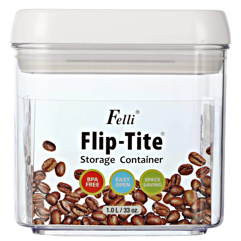 Felli Flip Tite 33-Ounce Food Storage Canister