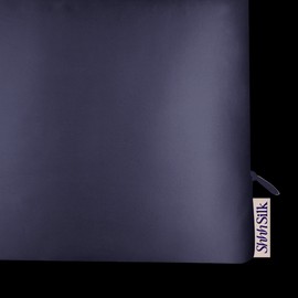Shhh Silk Navy Silk Pillowcase - Queen Size