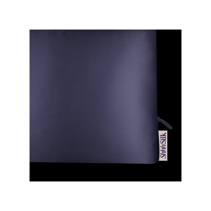 Shhh Silk Navy Silk Pillowcase - Queen Size