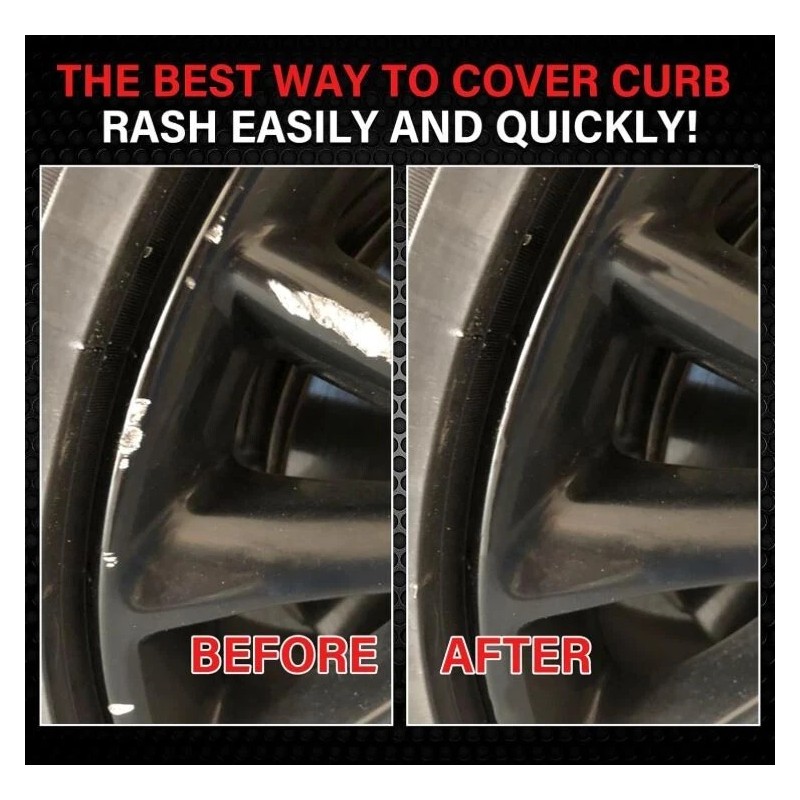SMAPHY Matte Black Rim Touch Up Paint Wheel Scratch Repair