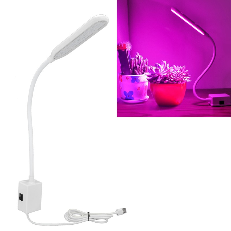 LED Plant Lamp USB Powered 360° Adjustable Plant Growing Lamp