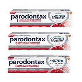 Parodontax Complete Protection Whitening Toothpaste Set, 3 x 75 ml