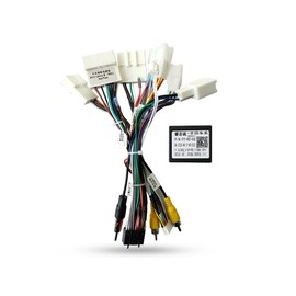Strpump 16pin Car Stereo Radio Power Harness Cable Wire Adapter Compatible for Toyota Camry RAV4 Corolla Tacoma Hilux Highlander Yaris Reiz Support OEM Camera USB Non JBL