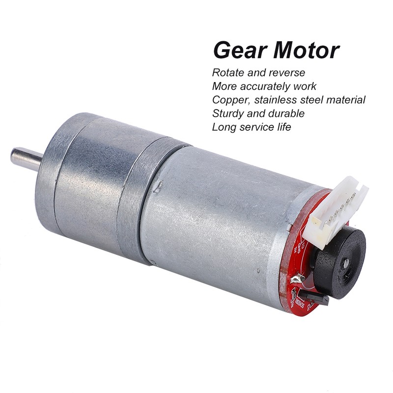 Gear Motor DC with Speed Encoder Brush DC Motors Reducer