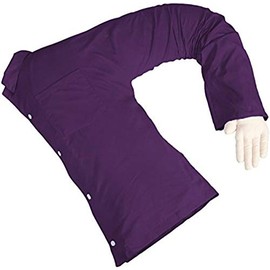 Boyfriend Pillow - Intimate Romantic Bedroom Companion or Partner - Cuddly Form Body Pillow with Benefits - Funny Unique Gag Gift Idea - Body Pillow, Purple