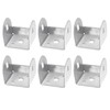 uxcell 6 Pcs U Bracket for 2.01 Panels, 47 x