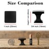 KOOFIZO 10 Pack Small Oil Rubbed Bronze Cabinet Knobs Rubbed