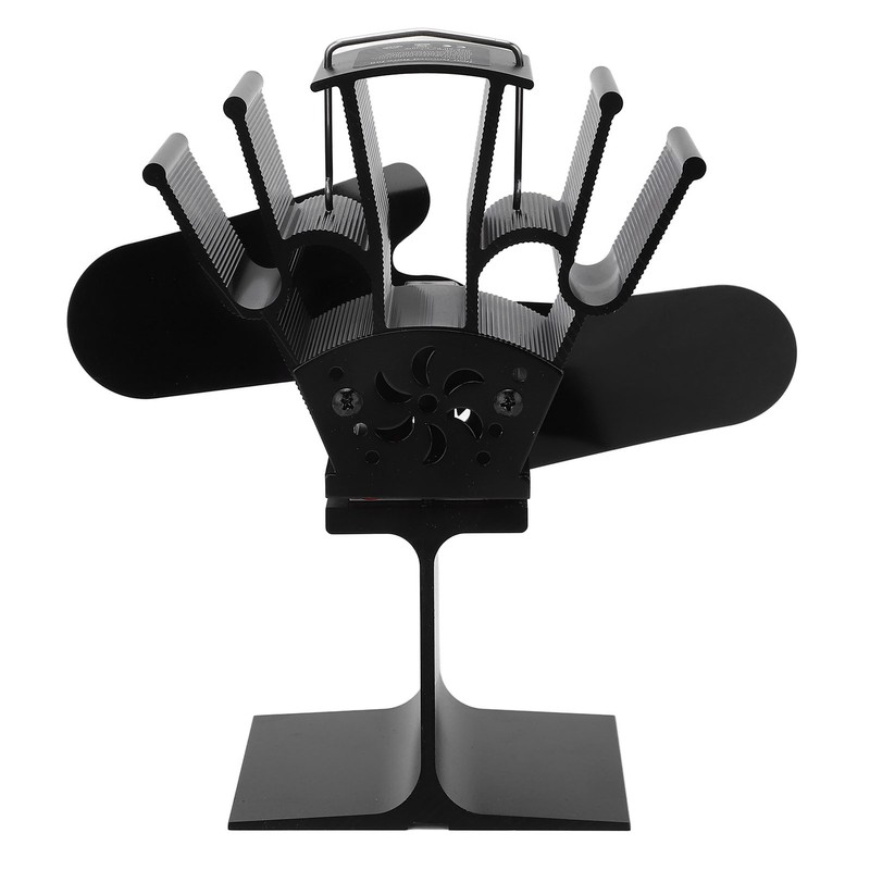 2 Blade Heat Powered Wood Fireplace Fan 1200RPM 25dB Low