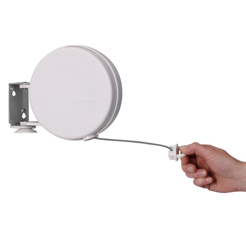 Household Essentials Single Line Retractable Clothesline for Hanging Laundry, 40
