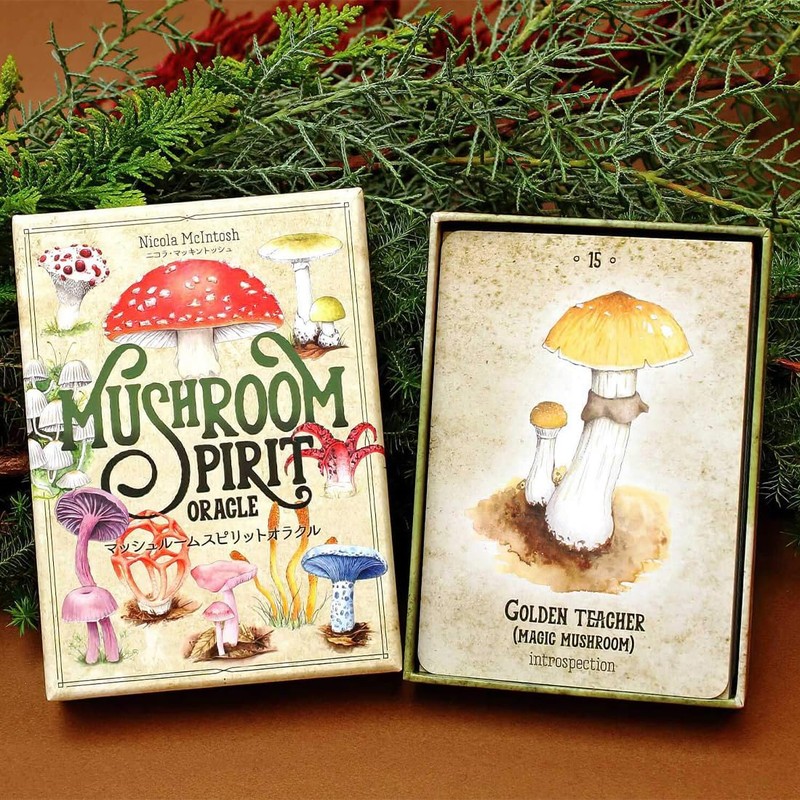 Mushroom Spirit, Oracle Japanese Instruction Manual Included, Direct Management, Genuine