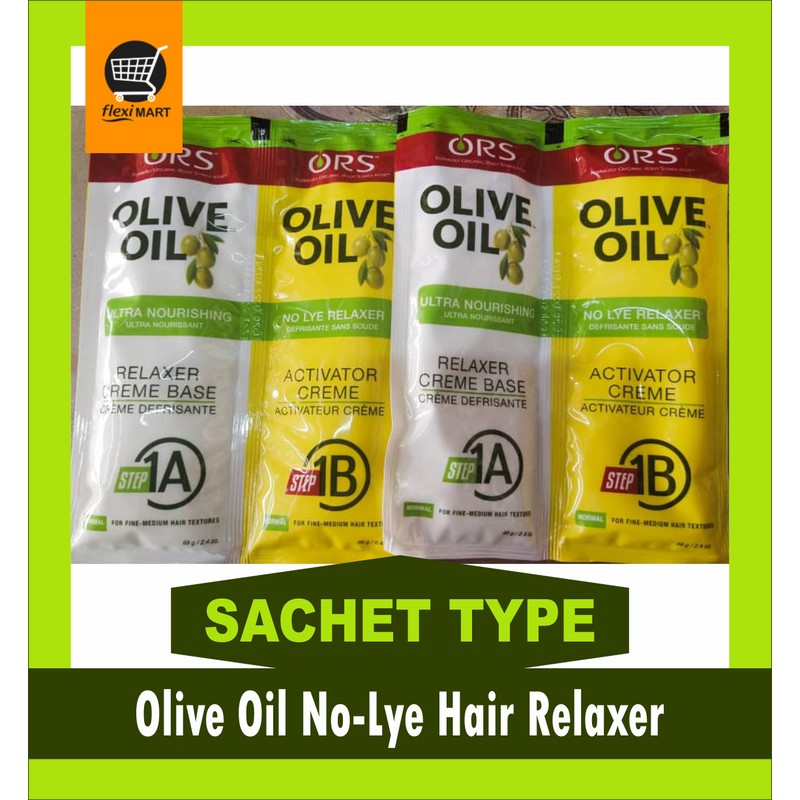 Olive Oil No-lye Hair Relaxer | New Look | Sachet
