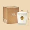 M&SENSE Natural Soy Wax, Vanilla Scented Aromatherapy Candle Gift for