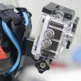 For DJI, For GoPro, For SJCAM, For XIAOYI Full Face Helmet Chin Mount Motorcycle Strap for GoPro-Hero 10/9/8/7/6/5/4 PR31E