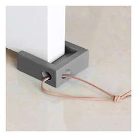 Door Stopper, Shock Absorbing Square Wedge, Anti-Slip Home Office Door, Suitable for Most Floor Types and Carpeted Heavy Duty Doors
