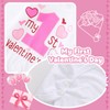 Ninivi 4PCS My First Valentines for Day Baby Girl Outfit,
