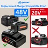T POWER 48V Battery Charger for SuperHandy Cordless Electric Snow