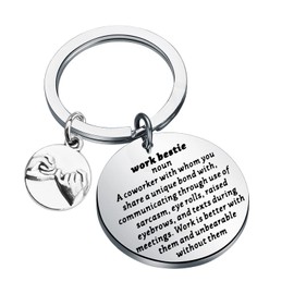 Lywjyb Birdgot Work Wife Jewelry Work Bestie Noun Coworker Leaving Gift Valentine's Day Gift For Coworkers (work bestie Noun ky CA)