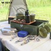 Outdoor Camping Pour Over Coffee Maker Set with Cookware Set
