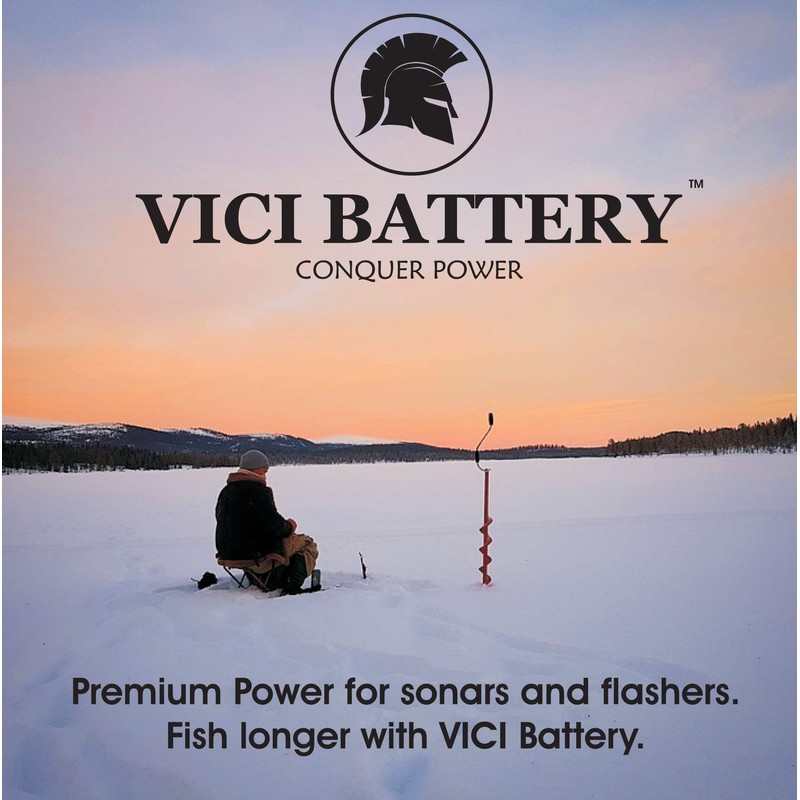 VICI Battery 9Ah 12V Sealed Battery Fits Aqua Vu Marcum