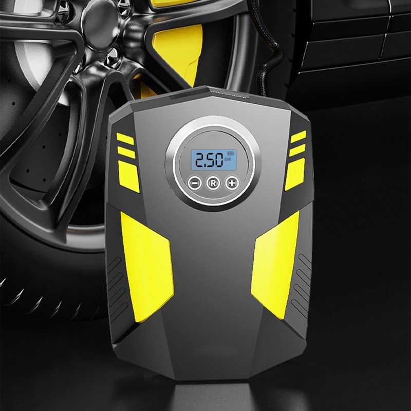 Car Inflator Pump Digital Display Portable Electric Motorcycle Bike Tire