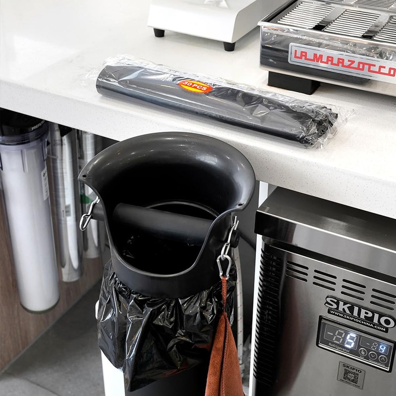 watchget 25-Pack Large Garbage Bags for Espresso Knock Box -