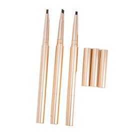 Minkissy 3pcs Smudge Eyebrow Pencil Professional Makeup Accessories for Effortless Eyebrow Definition and Travel Convenience