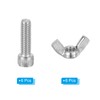 PATIKIL 7/8" Bat Pins, 6 Sets 304 Stainless Steel Pottery