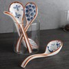 Ceramic Soup Spoons Set of 4 Porcelain Japanese Soup Spoon