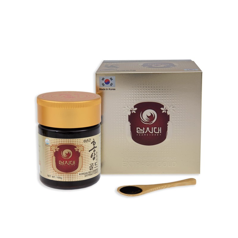 Korean Red Ginseng Gold 100 g Extract 100% Natural -