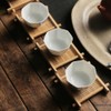 Natiform Bamboo Coasters Set of 4 Stylish Lightweight Tea Holder