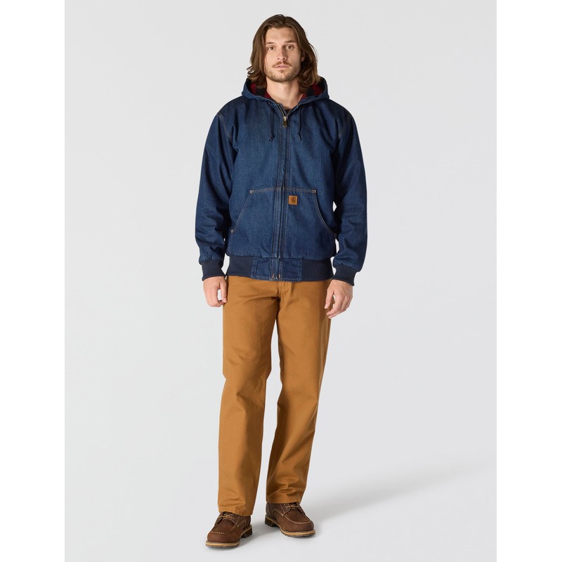 Carhartt Men's Loose Fit Denim Active Jac, Sawyer, Large
