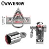 CWaveRow Bimini Top Hardware Kit, Deck Hinge with Quick Release