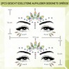 Esshogo Face rhinestones, rhinestones for carnival make-up party make-up, rhinestone
