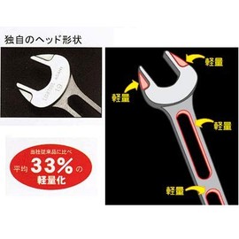 Ash and Tool Spear Shape Both mouth Spanner 12 mm × 14 mm lsx1214