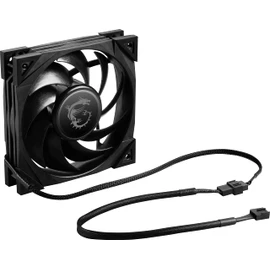 MSI MEG SILENT GALE P12 Premium Silent Gaming Fan: 120mm, LCP Fan Blade, HDB Bearing, Anti-Vibration Gasket, Undisturbed Flow, Balanced Movement