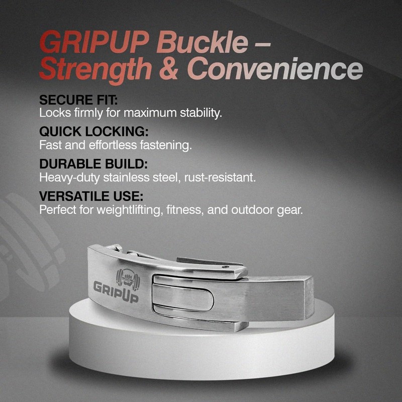 GripUp Replacement Lever Buckle for Weight Lifting & Powerlifting Belts,