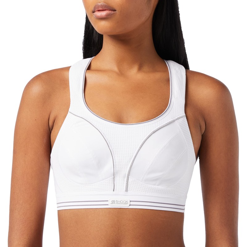 Shock Absorber Women's Ultimate Run Sports Bra, White, 85C