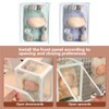 2 PCS Glass Display Box for Sitting Pose Plush Doll,
