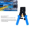 RJ45 Crimping Tool Pass Through CAT6 CAT5E Ethernet Wire Crimper