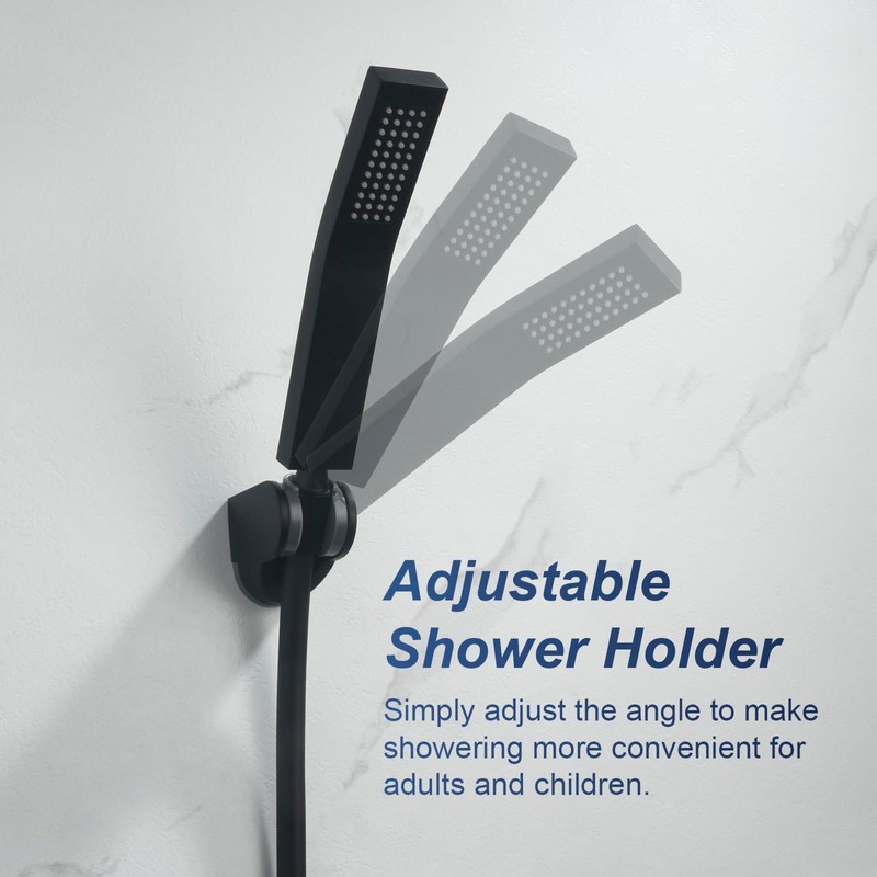 BANGPU Hand Shower Head with Hose and Holder Bracket Replacement