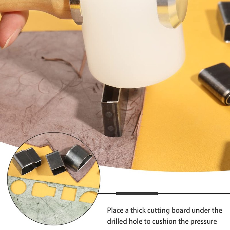 52 Shape Style Hollow Punch Cutter Tool, Leather Cutting Tools