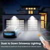 Malitupy Solar Flood Lights Indoor Outdoor(2 Pack),Aluminum Durable 6000K Waterproof