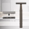 Double Edge Safety Trimmer Manual Stainless Steel Beard Groomer for