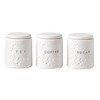 TAWCHES Wing Petal Ceramic Canisters Sets For The Kitchen Canisters