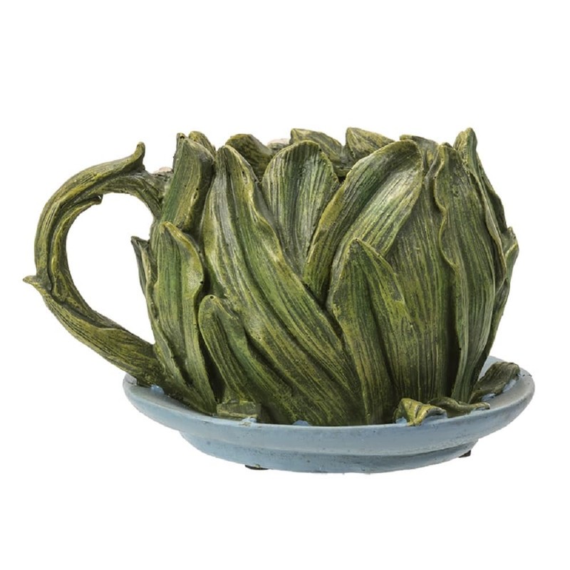 Pacific Giftware Floral Planter, 7.5 Inches, Resin, Garden Décor