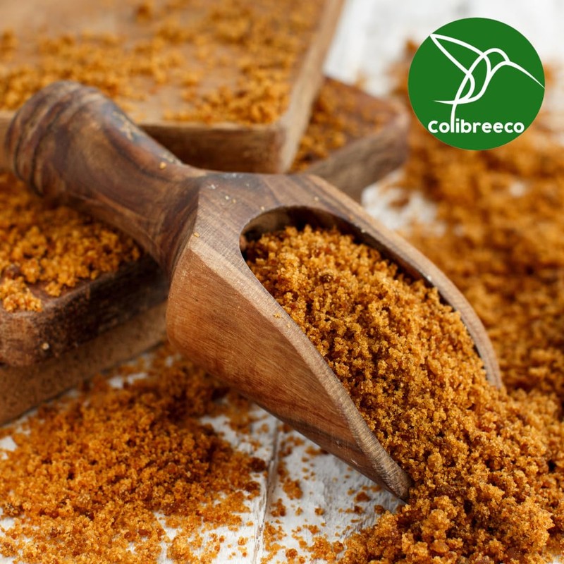 Colibreeco, Organic Unrefined Cane Sugar, 1 Pound (Pack of 2):