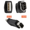baolongking Firewire IEEE 1394 6P Pin Female to USB Male