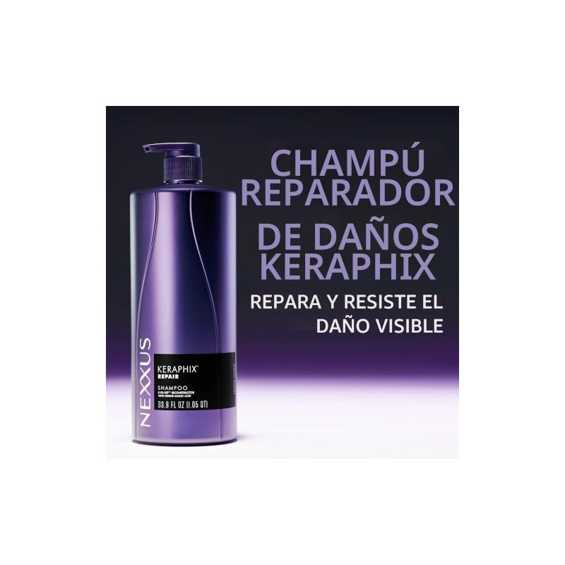 Nexxus Keraphix Shampoo, for Damaged Hair, 33.8 oz
