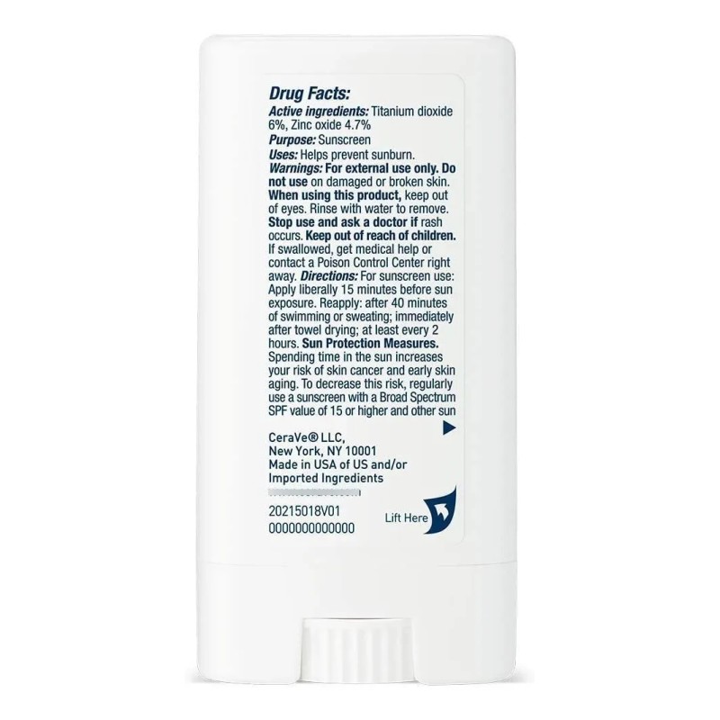 Cerave Protector Solar En Barra Stick Sunscreen Spf 50