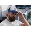 Super Lemon Scotland Scottish Truckers Hat Cap Blue/White